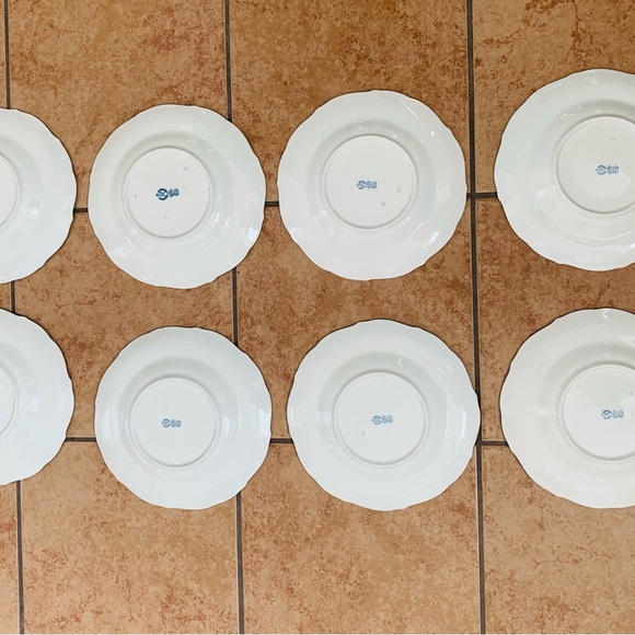 Vintage 8 Reichenbach Echo Kobalt Blue/Gold Plates - Picture 10 of 15